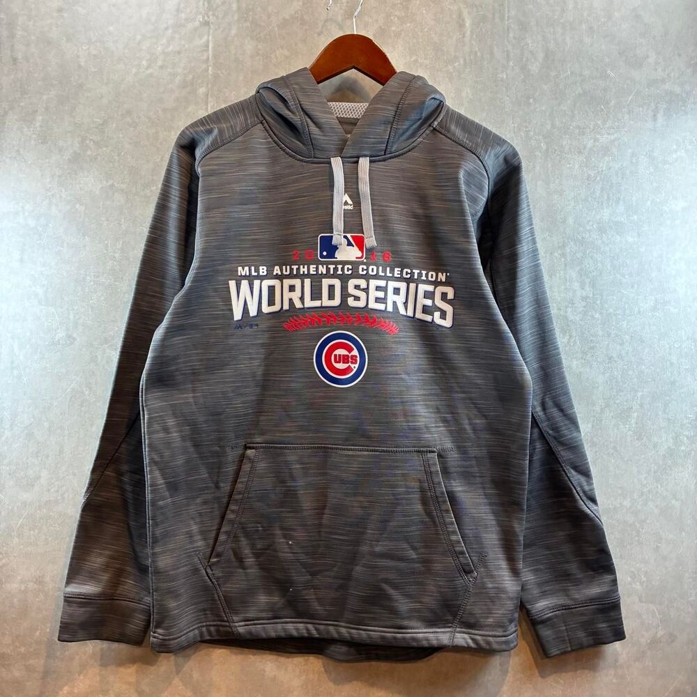 Mlb Men's Grey and Black Hoodie